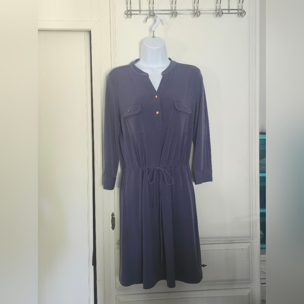 Elle Kai Cinched Waist Shirt Dress [US 2]